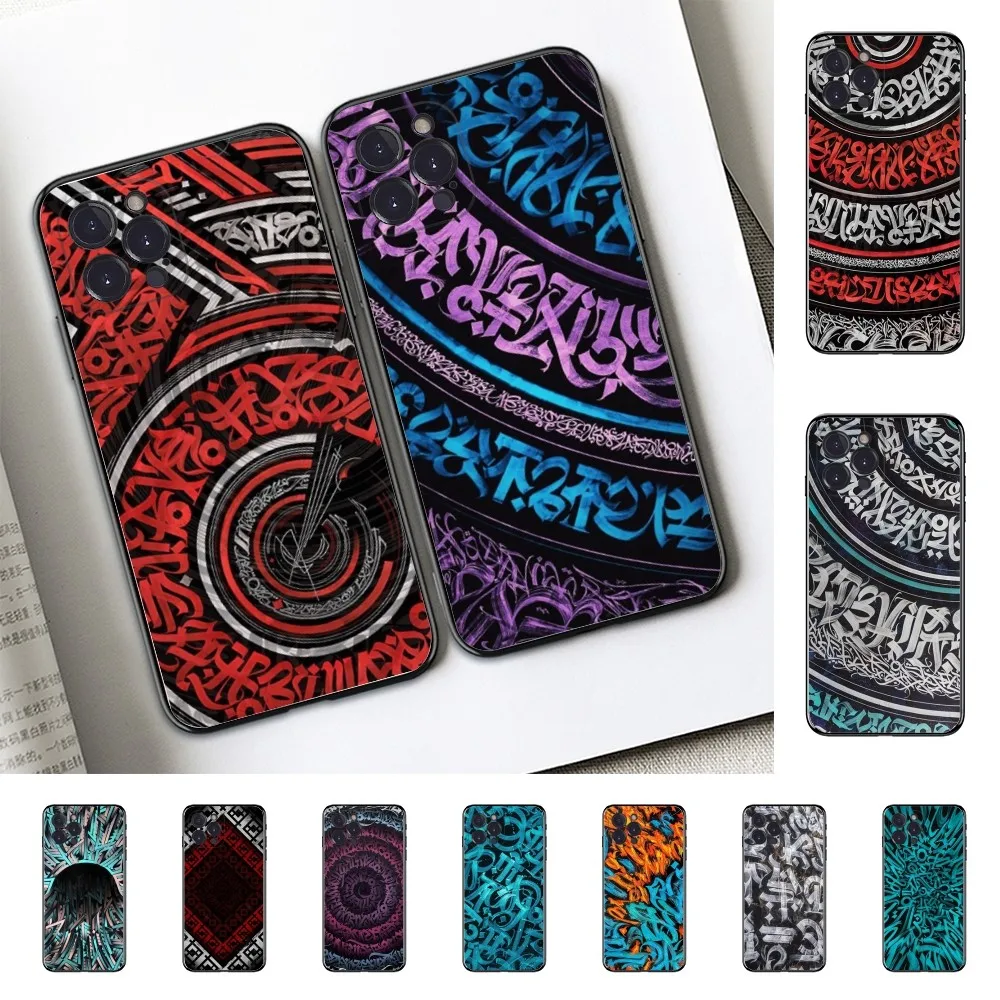 Pokras Lampas Art Graffiti Phone Case Silicone Soft for iphone 16 15 14 13 12 11 Pro Mini XS MAX Plus X Cover