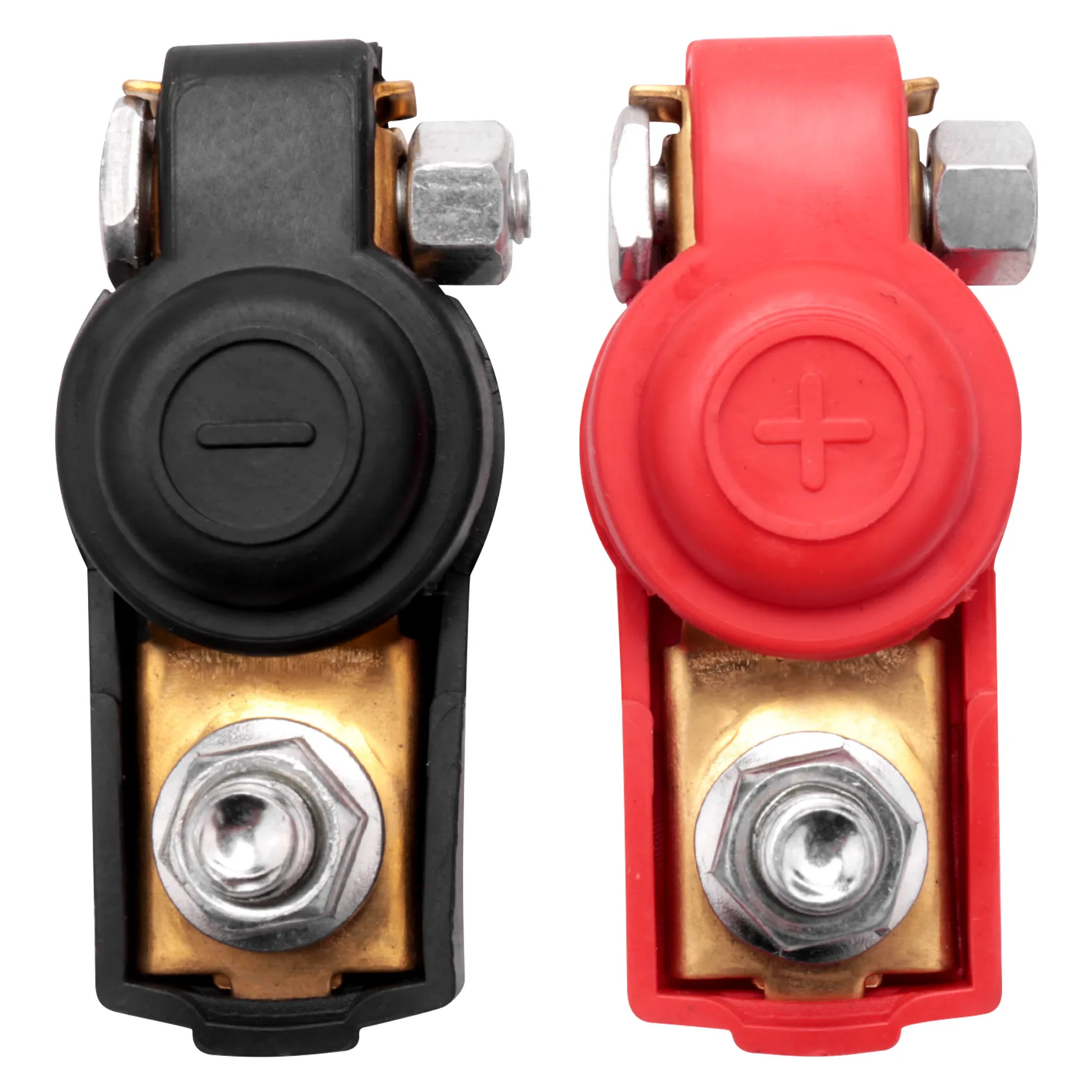 1 Pair Battery Terminal Heavy Duty Car Vehicle Quick Connector Cable Clamp