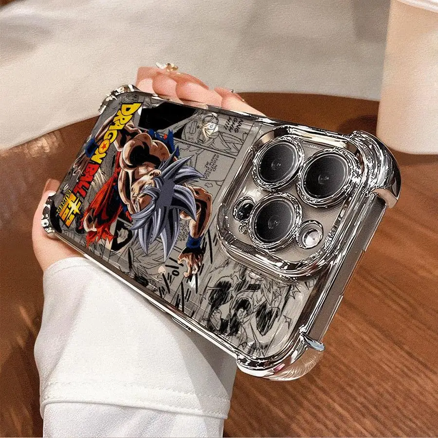 

Clear Cover Case for Apple iPhone 13 11 12 11Pro 15 14 Pro 16Plus XS MAX 15Pro Max 16 XR Anime Dragon Ball