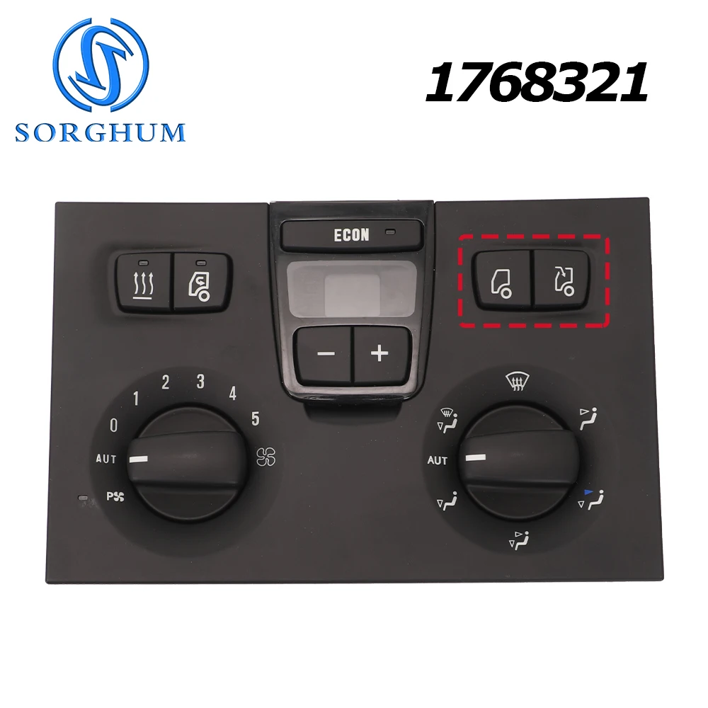 1768321 2040484 AC Klimaanlagen-Heizungs-Schalttafel für Scania R470 R340 R380 G320 G360 P280 P320 T360 T400 – Detail 4