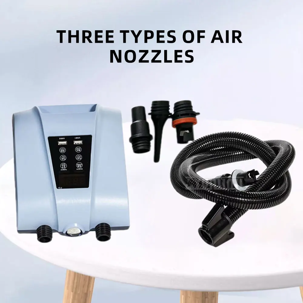 USB outdoor mobile inflatable pump 20V miniature silent fully automatic booster pump multi-nozzle pressurized air pump