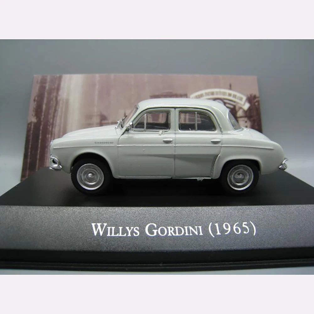 Die Cast 1:43 Scale WILLYS GORDINI 1965 Alloy Car Model Static Collection Ornament Hobby Toy Model Fan Gift Souvenir Display