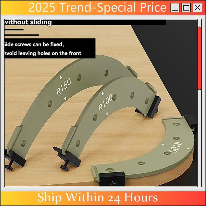 

AA64 Radius Corner Jigs For Wood Working, Woodworking Round Corner Radius Templates,Radius Jig Corner Templates