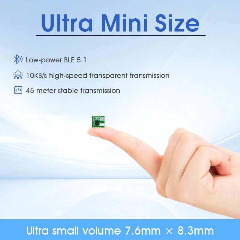 DX-BT24-S 2ua long energy Renesas official same smallest size DA14531 BLE 5.1 module 90m 10KB/s bluetooth module AT command
