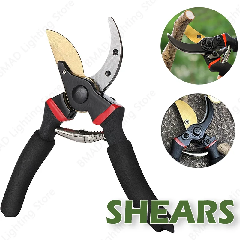 

Профессиональные секаторы, садовые ручные секаторы, легкие эргономичные нескользящие ручки, прочные многофункциональные садовые ножницы