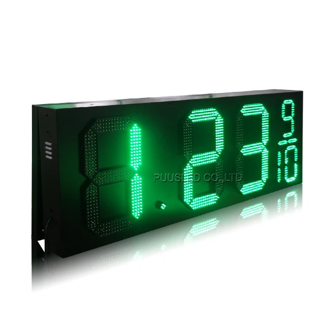 Outdoor Double Side 18inch 7 Segment Digital Numbers Price Display for Gas Station LED Price Signs