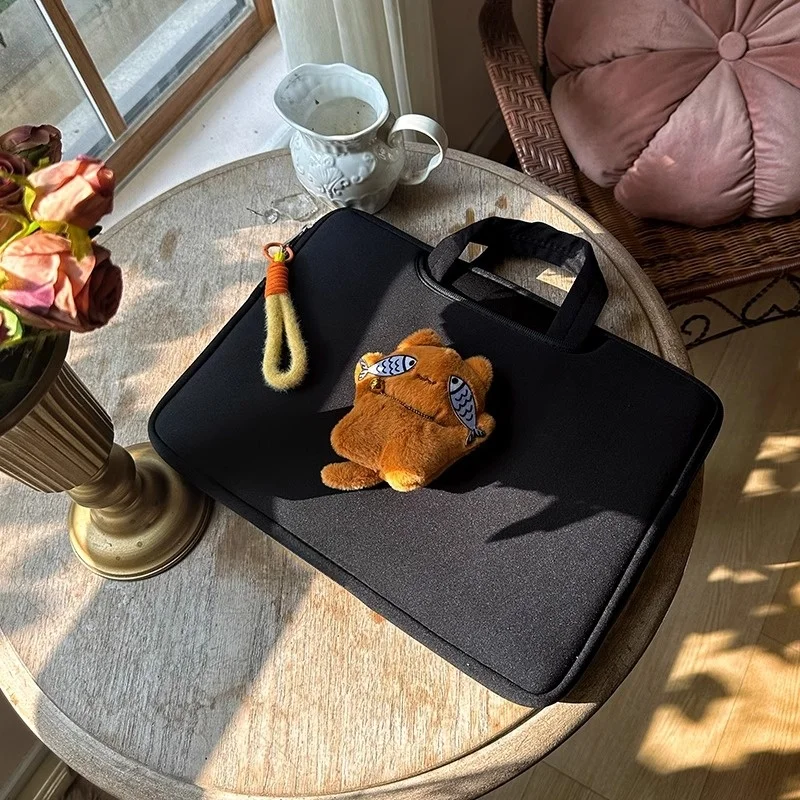 Ins Cat Cute Laptop Bag 13.3 14 15 Inch For Ipad Pro11 MacBook Pro Air13 Dell Lenovo HP Asus Samsung 15.6 16 Computer Bag Women