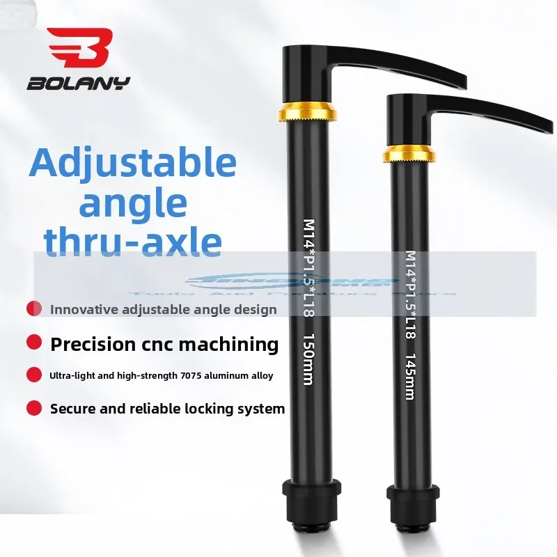 

BOLANY Mountain bike barrel shaft rod Aluminum alloy front fork barrel shaft rod ThruAxle15 * 145 15 * 150