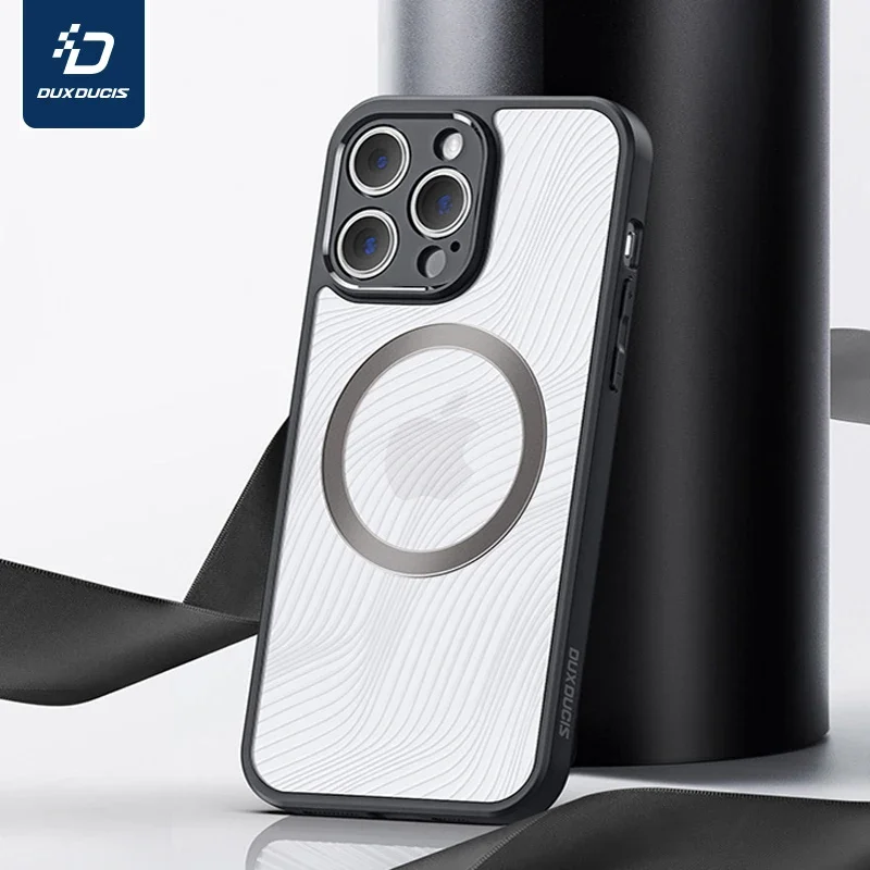 Чехол для iPhone 12 Pro Max DUX DUCIS Aimo Series, магнитный ПК + ТПУ, матовый чехол с защитой от отпечатков пальцев