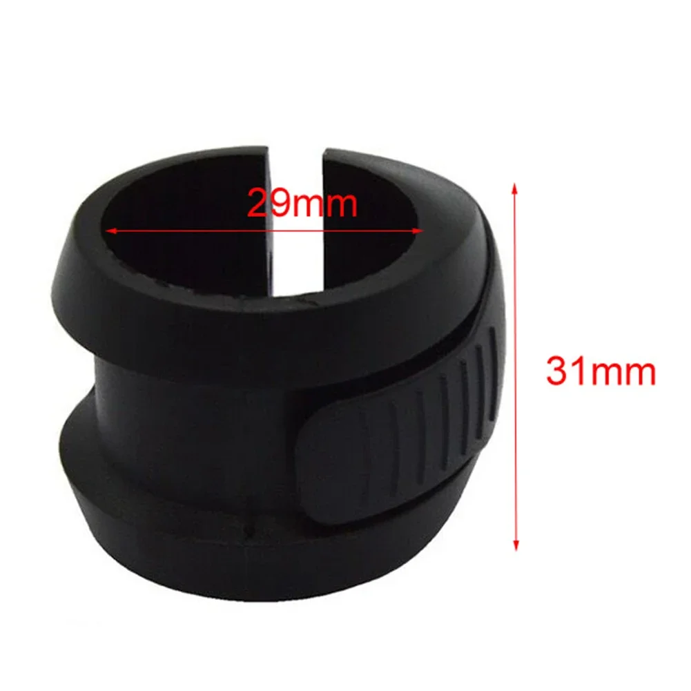 Paddle Shaft Clamp Paddle Board Clip Paddle Clamp Black 1PC 200g 26-29mm 31mm Kayaking Outdoor Plastic Rafting