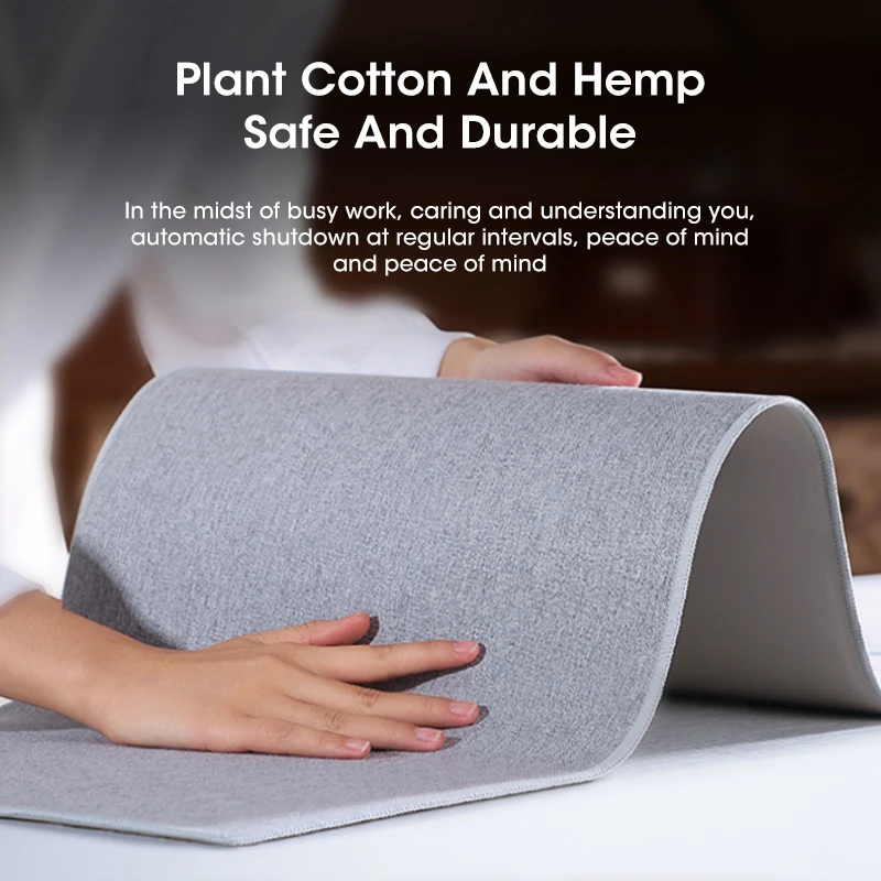 Heated Desk Pad Multipurpose Electric Heating Pad Electric Warm Desk Pad Computer Mousepad Keyboard pad Household Table Cover