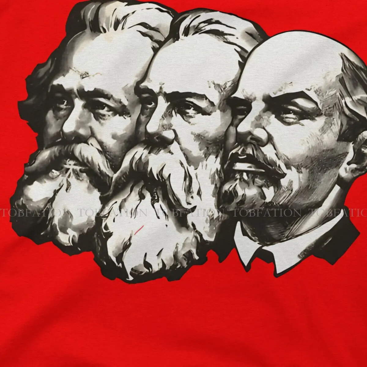 Marx Engels And Lenin CCCP USSR Russian Soviet Union Men T Shirt Cotton Punk O-Neck Tee Shirt Harajuku Clothes