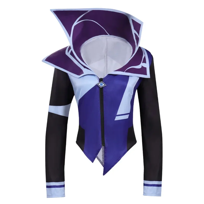 Fade Cosplay Costume Anime Game Valorant Women Sweater Jacket Halloween Party Clothes For Ladies Role Play Fashion New