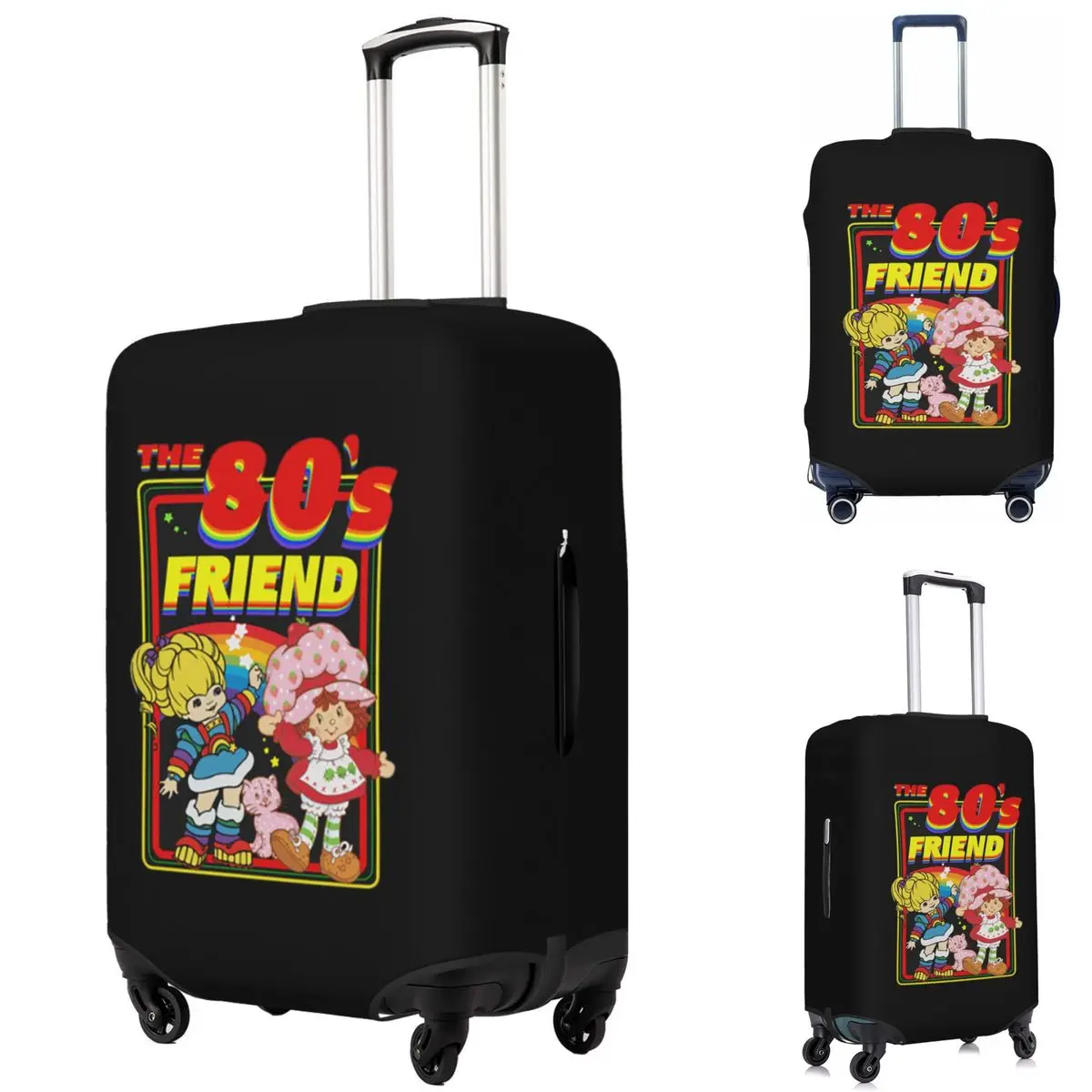 

Rainbow Brite-Друг 80-х годов на Рождество, защитный чехол для чемодана, эластичные защитные чехлы для дорожного багажа на 18-32 дюймов