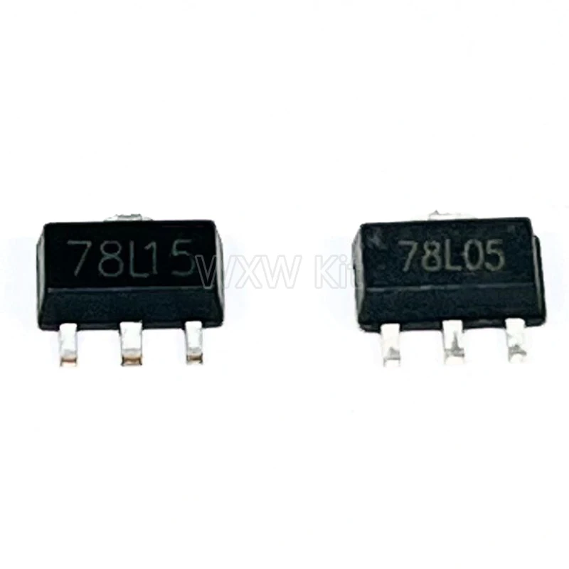 10pcs 78L05 SOT89 SOT-89 SOT SMD 5V Three-terminal Regulator Patch Transistor 78L06 78L08 78L09 78L10 78L12 78L15 78L33 79L05