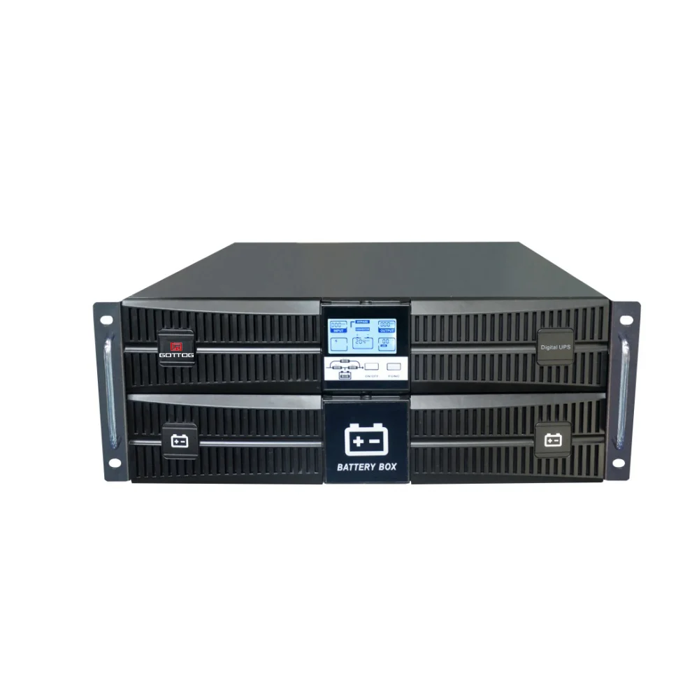 2u Pure Sine Wave Online Ups 1kva 2kva 3kva Rack Mount Ups Power Supply