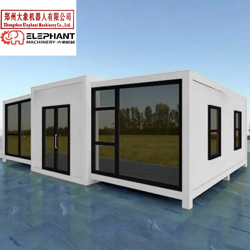 Support Custom Expandable Container House 3 Bedrooms Foldable Expandable Container House With Solor Energy