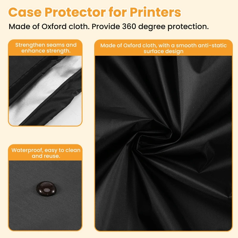 

Printer Dust Cover, Waterproof Cloth Printer Protector Cover For 3D Printer/For HP Officejet Pro 8600 Printer