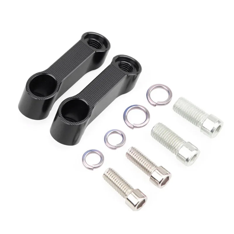 

2PCS M10 M8 Motorcycle Rearview Mirrors Extension Riser Extend Adapter Modified Front Transfer Base Widening Bracket