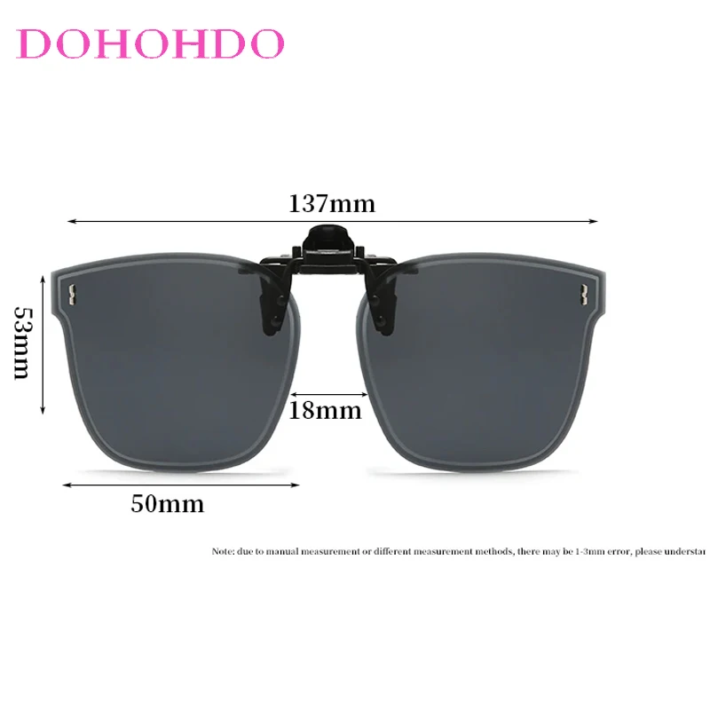 عدسات فوتوكروميك مستقطبة عتيقة عدسات رؤية ليلية بمشبك على النظارات الشمسية للنساء والرجال نظارات رياضية مضادة للوهج للقيادة UV400 #5