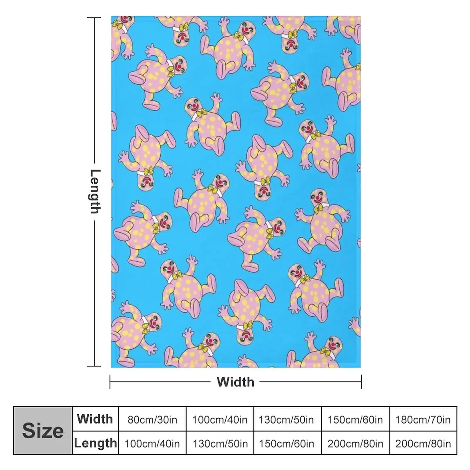 Blobby Blobby Blobby Throw Blanket Weighted Luxury St Blankets