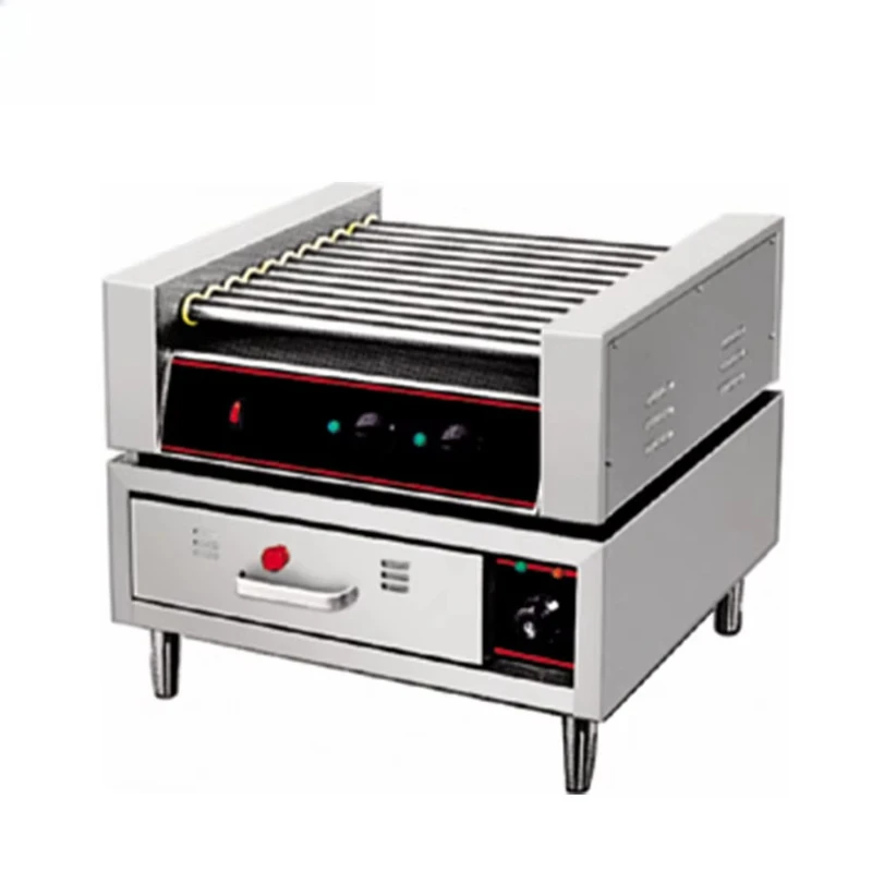 Hot Dog Machine,hot Dog Roller Grill Sausage Maker Machine 750W