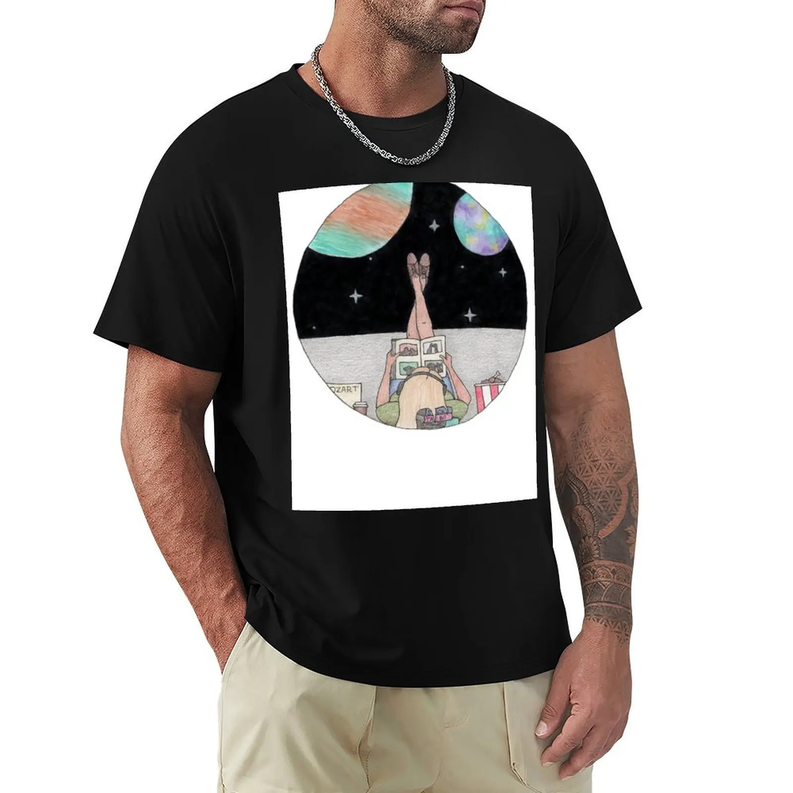 

Drops of Jupiter - Train illustration T-Shirt Stylish Graphic Short Sleeve Top