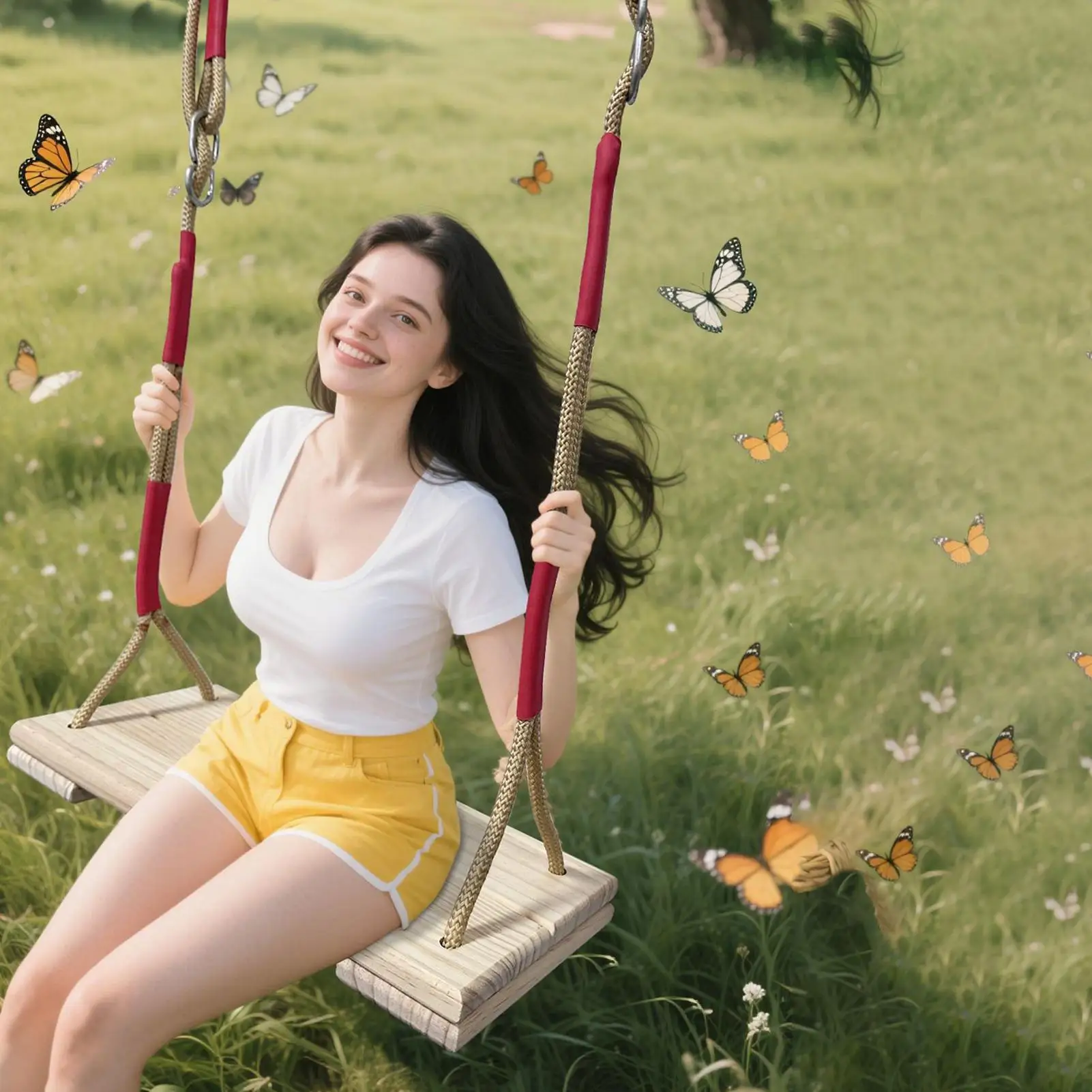 أرجوحة خشبية خارجية للأطفال مقعد أرجوحة مع حبل قابل لضبط الارتفاع للبالغين، معدات ترفيهية ذات سعة تحميل قوية للأطفال