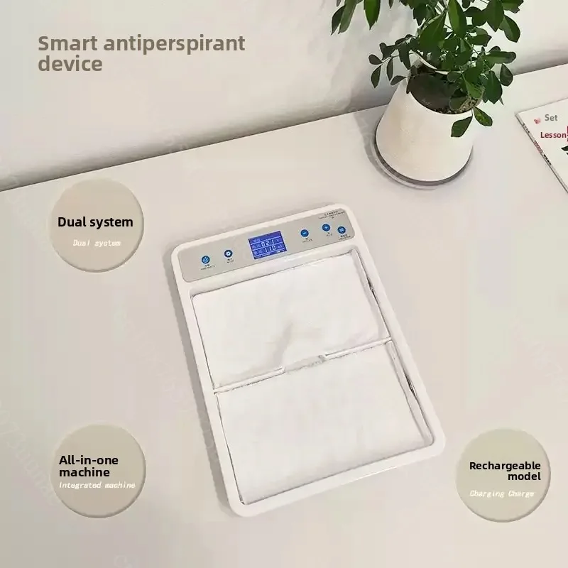 5th Generation Iontophoresis Sweating Stopping Device for Hand & Foot Hyperhidrosis Portable Anti Sweat Machine for Excessive