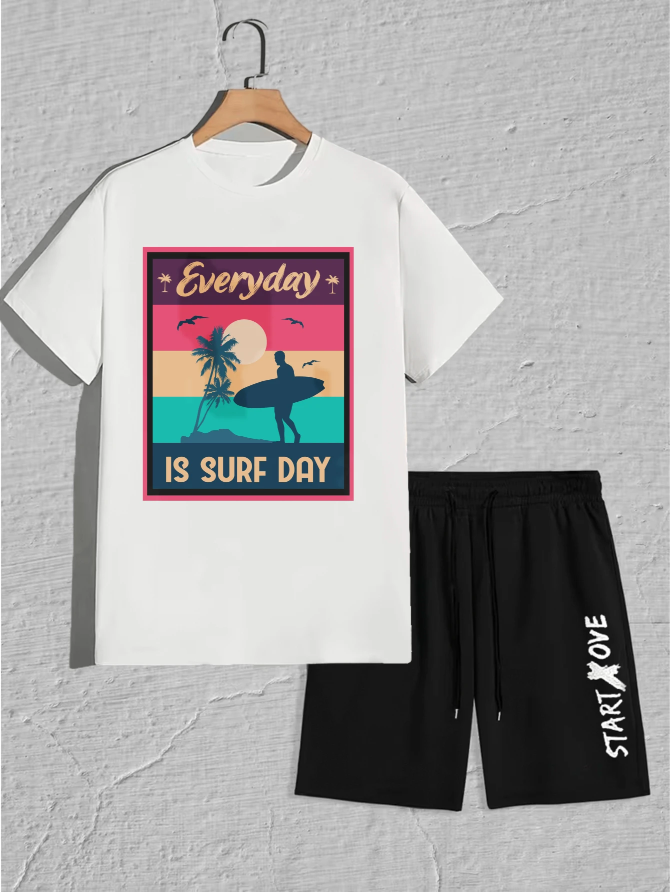 men's set 2025 summer men's clothing men's set Suit for man Printed Graphic drip clothing sweatshirt set football Breathable