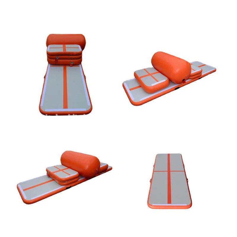 10m Custom Air Track Fitness Tumble Track, Inflatable Gymnastics Mat for Tumbling, Durable PVC Airtrack for Home Training