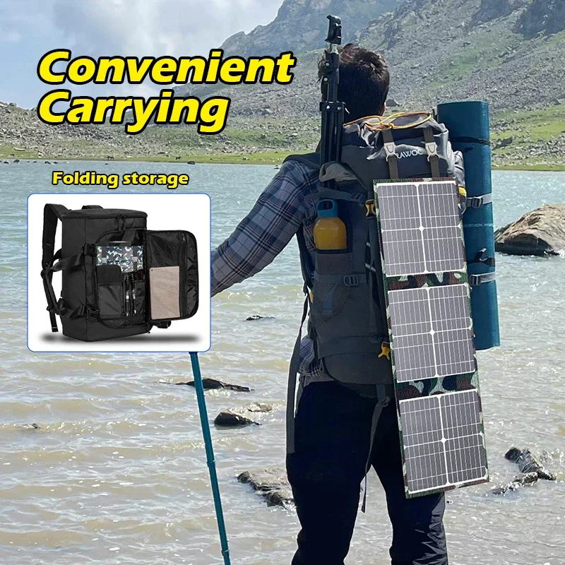 Foldable Solar Panel 800W Portable Power Station – High-Efficiency Solar Generator for Camping RV Boat Emergency Backup Living