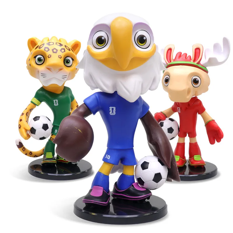 Figura Coleccionable de la Mascota del Fútbol Panini 2026, Jaguar, Mini Muñeco, Recuerdo, Regalo, Adorno Premium para Fanáticos