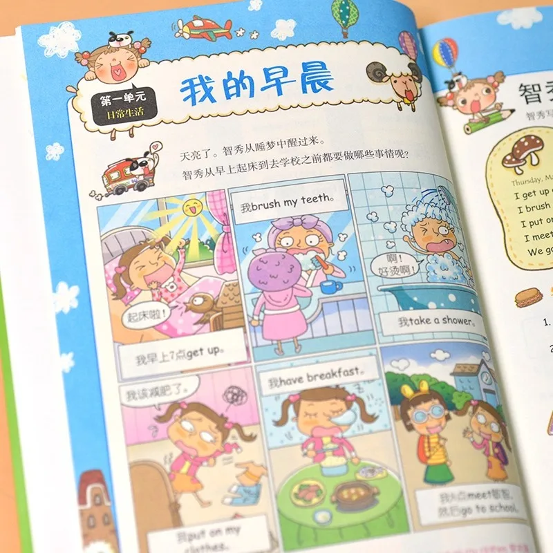 باستخدام القصص المصورة لتعلم أساسيات تكوين اللغة الإنجليزية في المدارس الابتدائية بسهولة وتعزيز مهارات التدريب