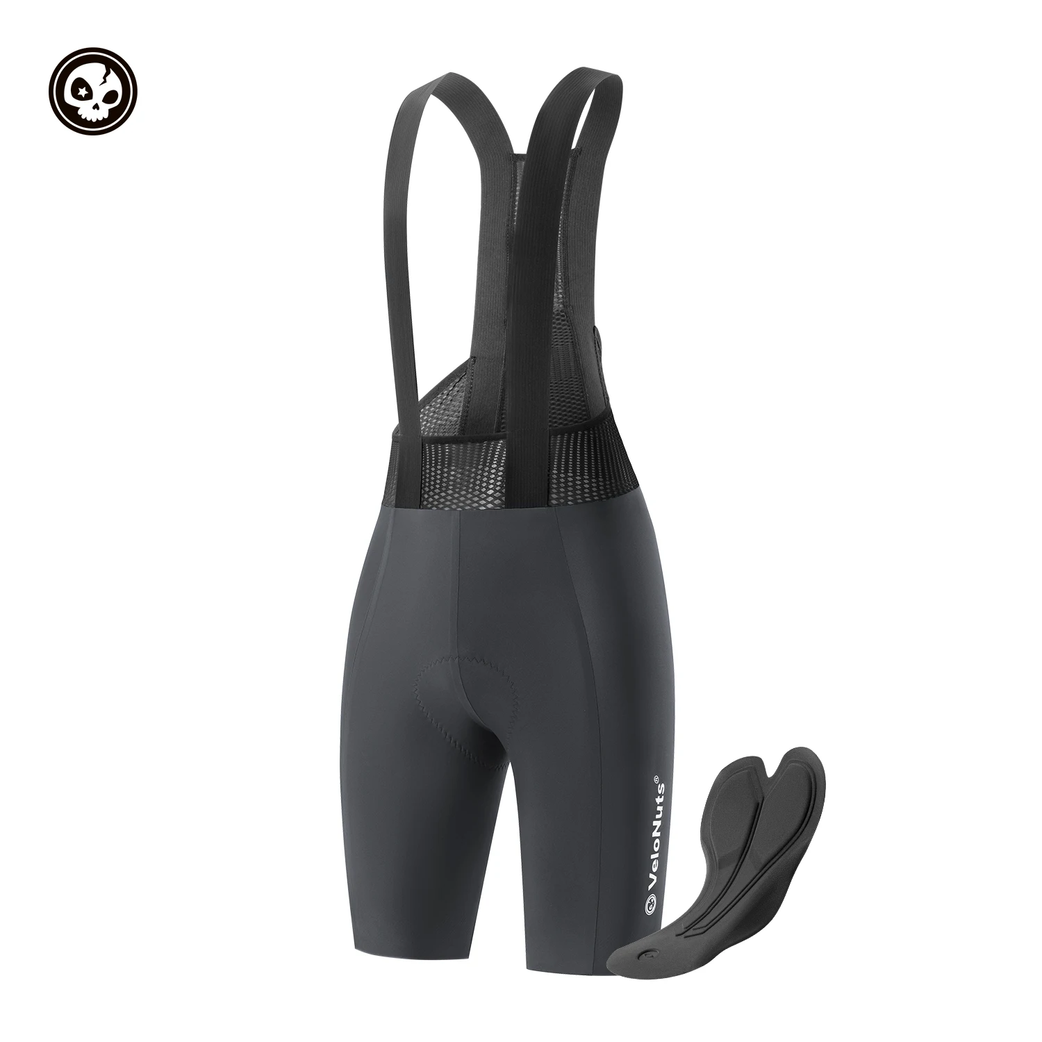 

VELONUTS Summer Cycling Bib Shorts Lightweight Breathable Comfortable Soft Cushion Pad High Elastic Tights Men Cycling Shorts