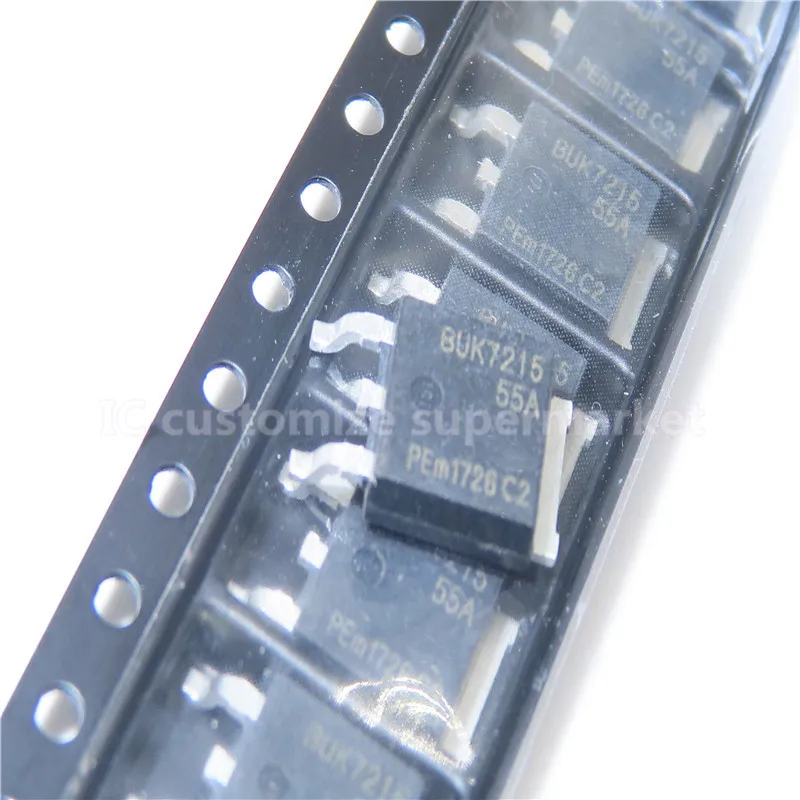 10PCS/LOT NWE BUK7215-55A  TO-252 55V 55A     SMD Transistor