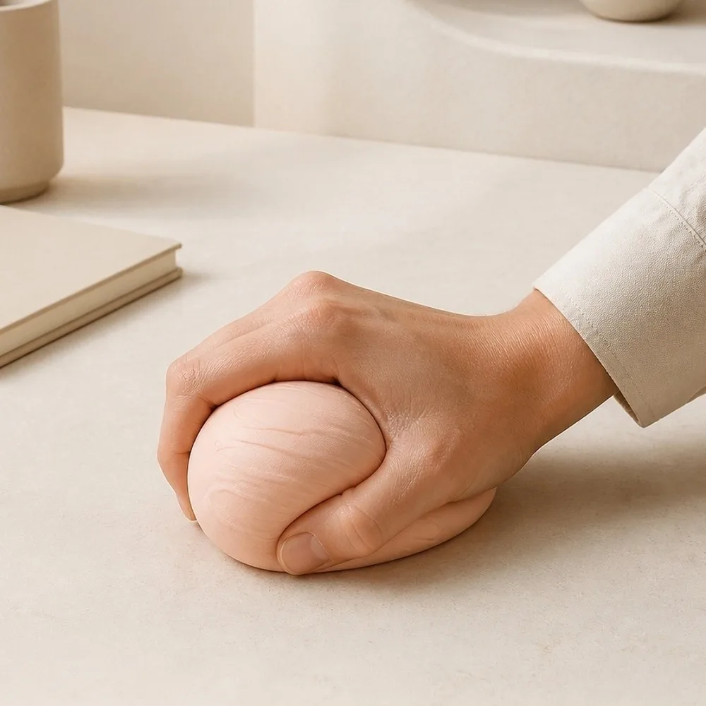 Sensory Soft Squishy Reusable Slow Rebound Reduce Pressure Ball cute Shapeable Pinch gifts
