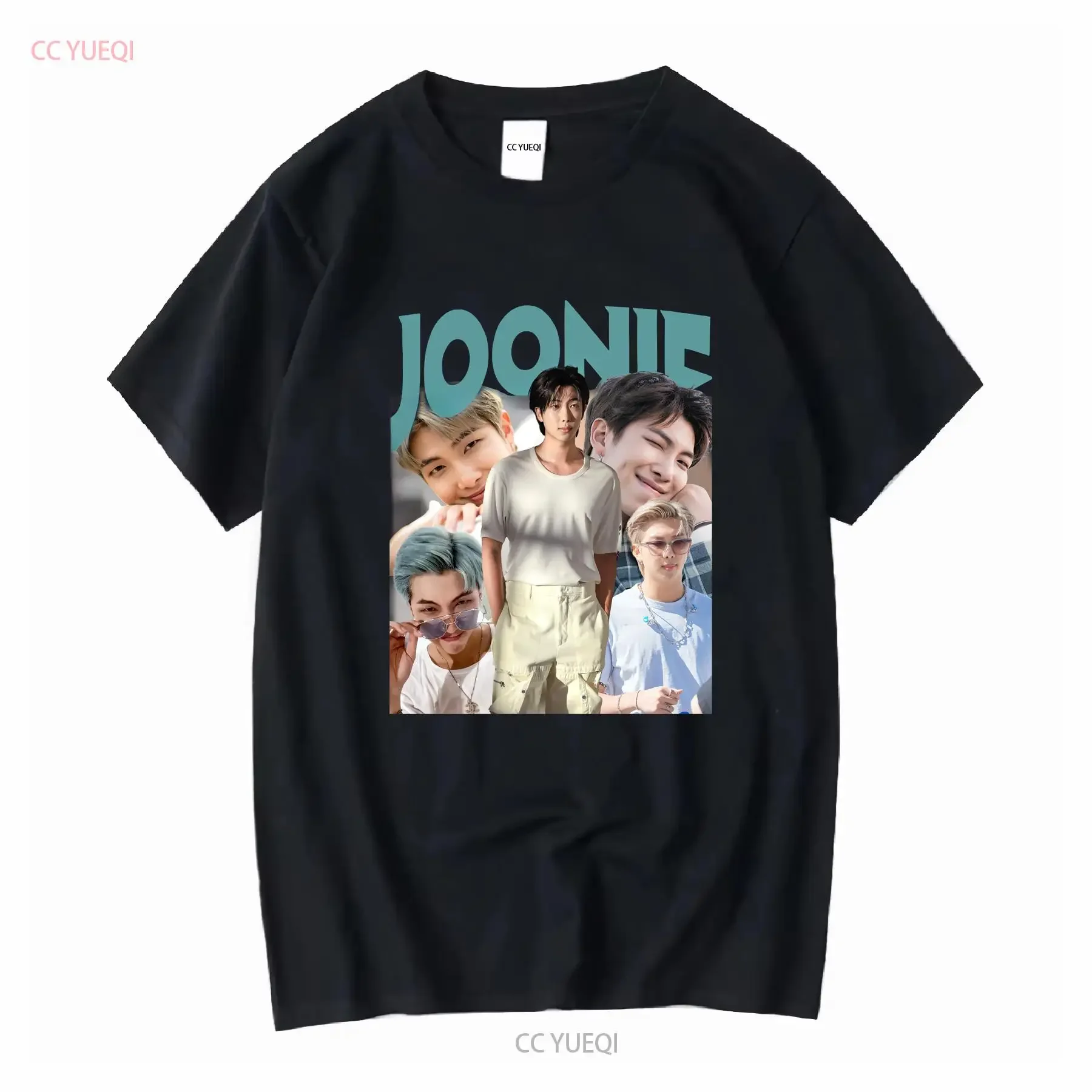 تي شيرت Namjoon الكلاسيكي RM تي شيرت kpop هدية لمحبي الأكمام الطويلة أو القصيرة عتيقة مغسولة برسومات أنيقة ومتعددة الاستخدامات ملابس الشارع غير رسمية #1