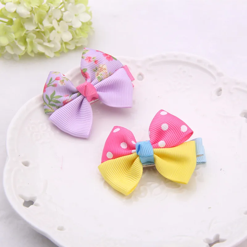 

Newly Design Baby Girl Bow Hairpins Girls Hair Accessories Children Hairgrips Kids Hair Clips Mini Headwear