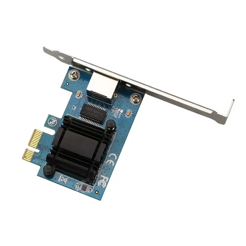 2.5G PCI-E To RJ45 Network Card RTL8125B Chip Gigabit Ethernet PCI Express Network Card 10/100/2500Mbps 1Gbps/2.5Gbps For PC