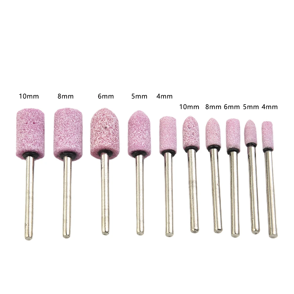 Набор полировальных кругов «сделай сам», набор из нефрита и дерева, 10 шт., аксессуары 1/8 \\\'\\\', сменный хвостовик, абразивная насадка, установленный камень