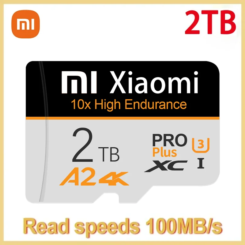 Xiaomi 1TB Micro TF SD Card 2 ТБ карта памяти класс 10 Micro TF A1 Высокоскоростные Флэш-Карты TF 512 ГБ 256 ГБ C10 для флэш-камеры