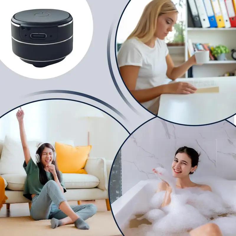 TWS bone conduction speaker wireless stereo digital speaker portable subwoofer waterproof speaker 360 surround sleep speaker.