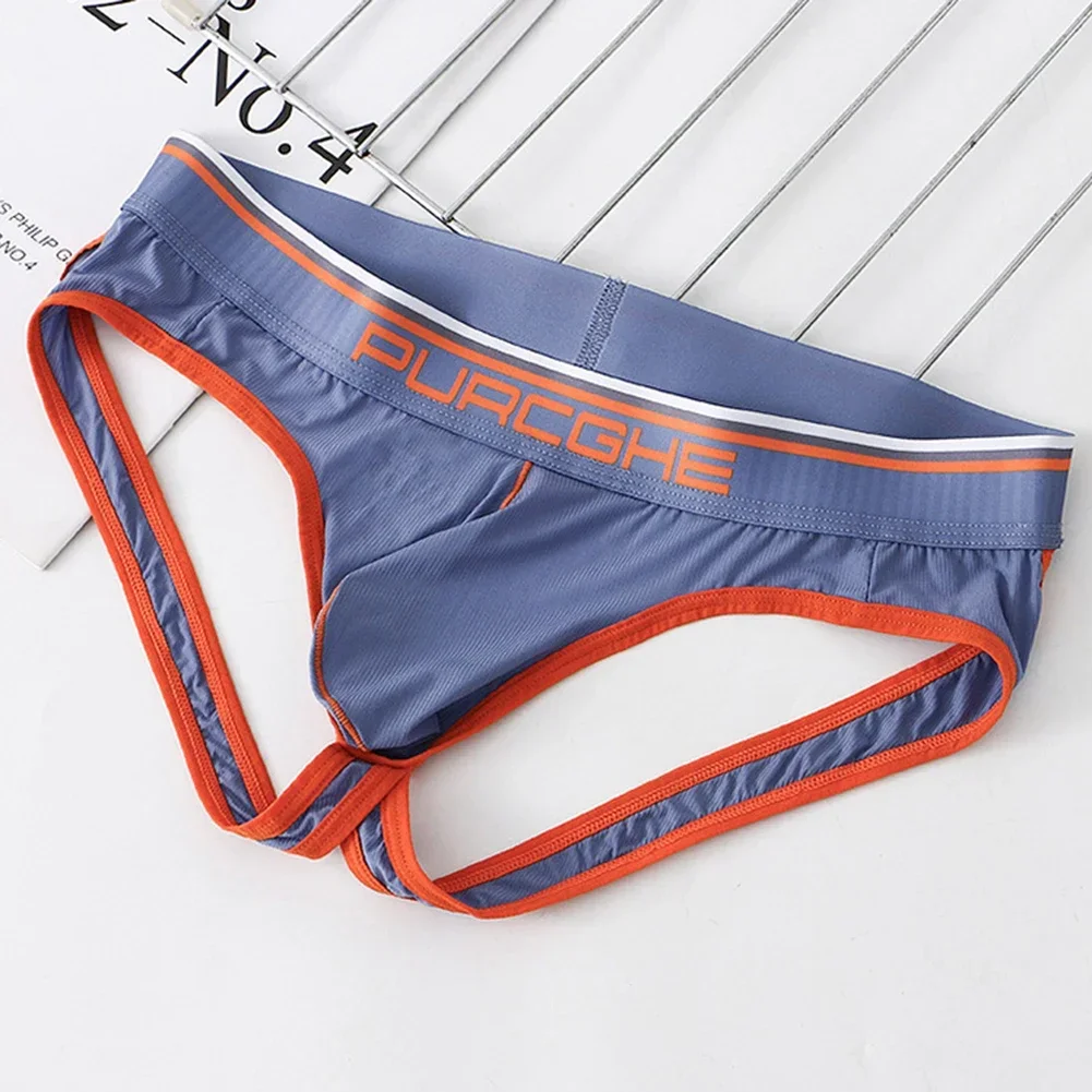 Stylish Jockstraps for Men  Low Waist Panties  Soft Pouch Underwear  Ice Silk Material  Multiple Color Selection