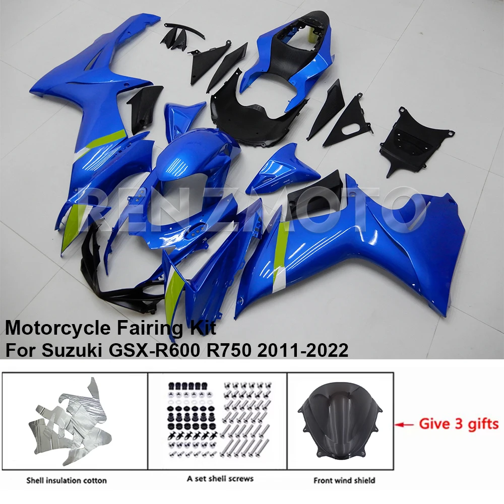 

Motorcycle Fairing Set Body Kit Plastic For Suzuki GSX-R600 R750 2011-2022 Accessories Injection Bodywork S0611-111a