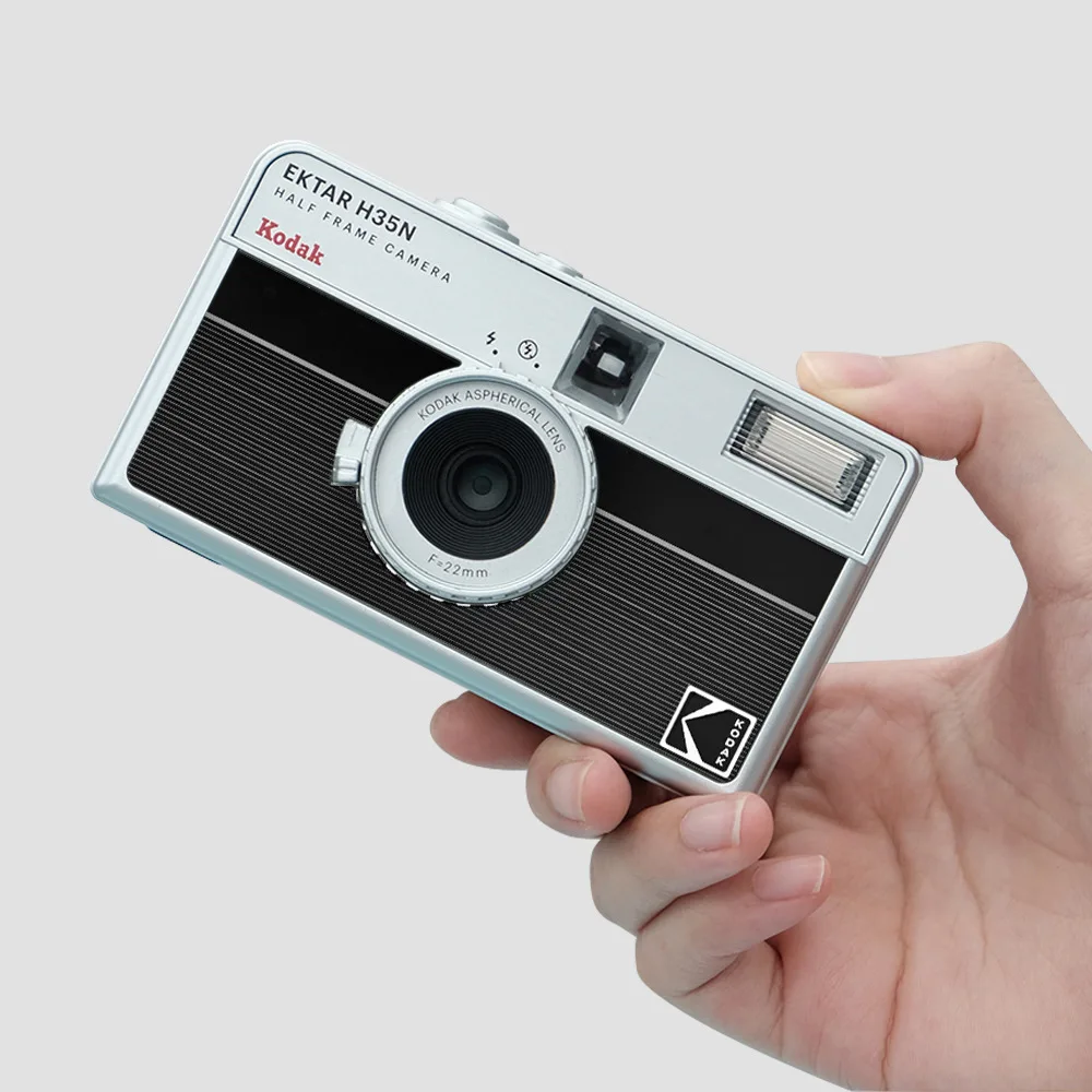 Retro KODAK Nostalgic EKTAR H35 Half Frame KODAK H35N 35mm Film Camera Portable Reusable Camera Support Long Exposure Night Shot