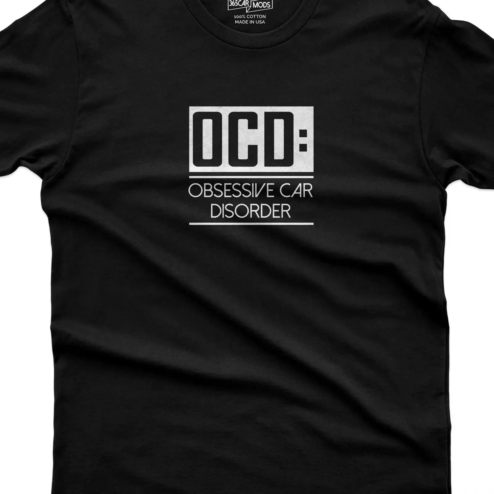 OCD Obsessive Car Disorder T Shirt Enthusiast  vintage Washed Stretched graphic Soft Slightly Top For Everyday Wear Stylish