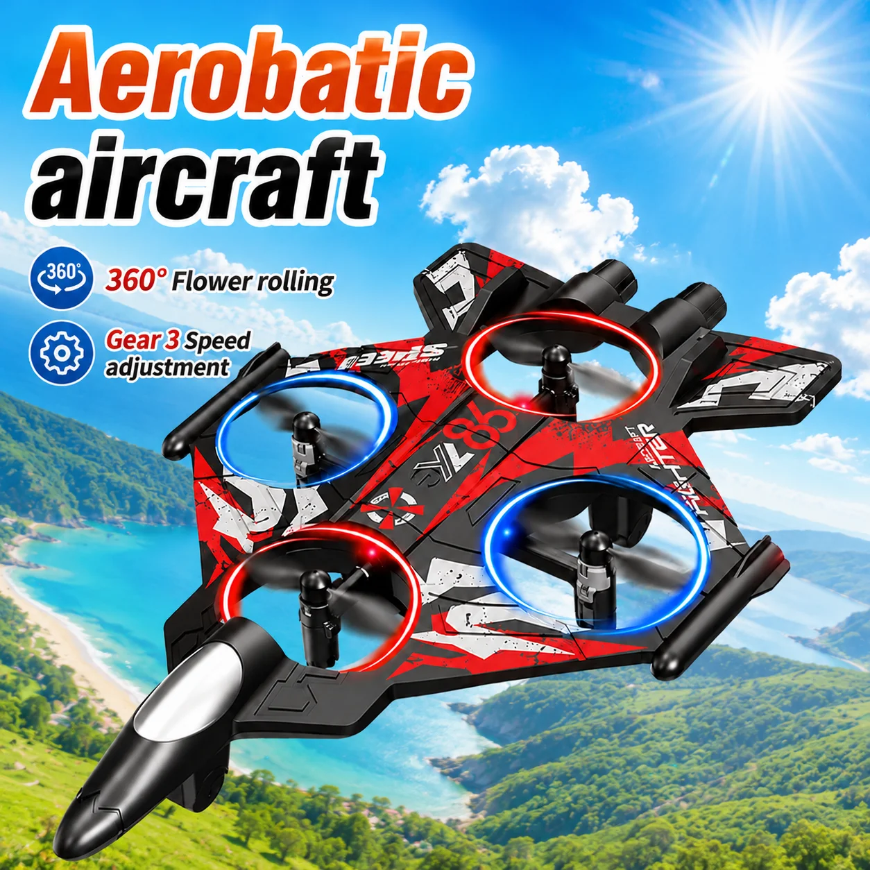 Photography Lighting For Beginners - Mini dron con luz LED, increíble