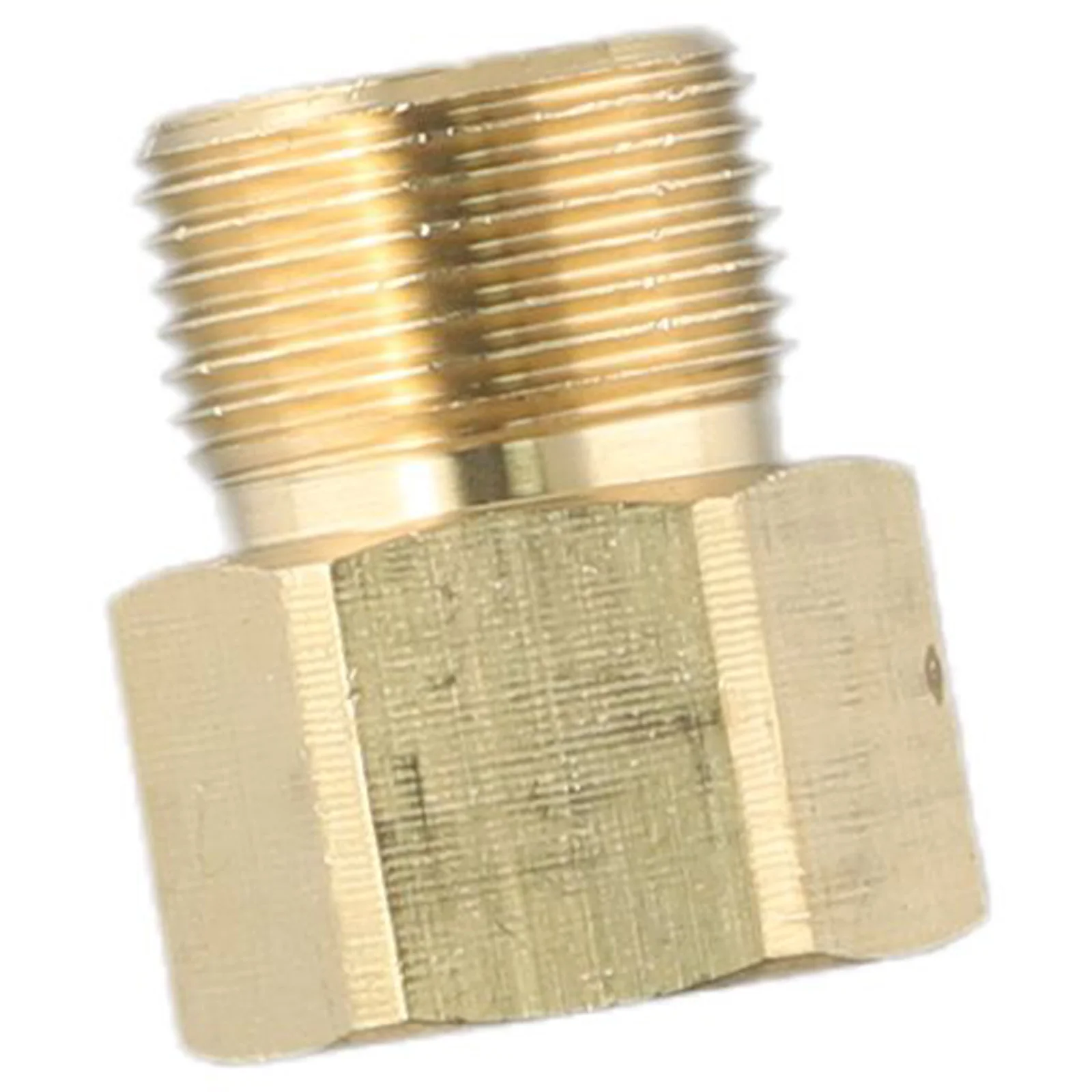 M22 15 ミリメートルおねじ M22 14 ミリメートルメスメトリックアダプタ高圧洗浄機真鍮ホースカップリングアダプタクイックフィッティングコネクタ