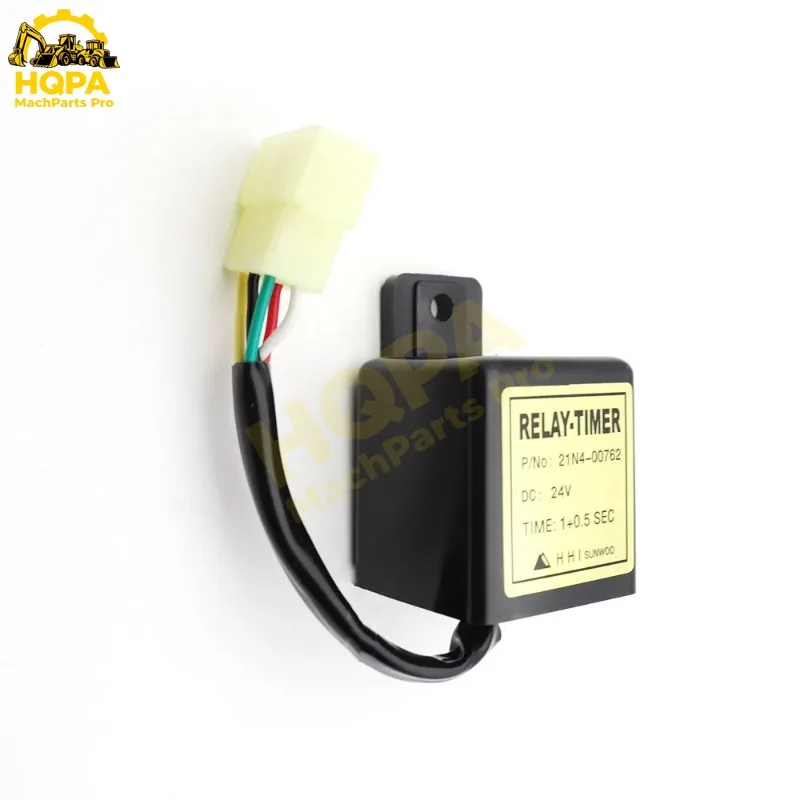 21N4-00762 21N400762 24V Timer Relay for Hyundai R210LC-7 R210LC-7 R80-7 RC215C7